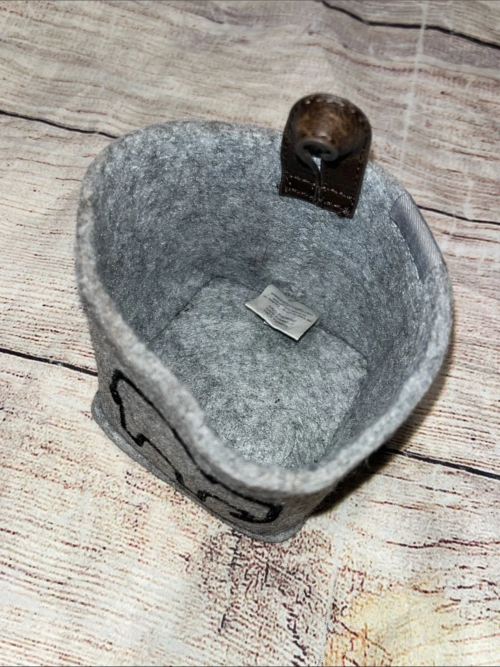 Thirty-One Dreamkeeper Mini Bin in Brushed Whisper Grey Elephant